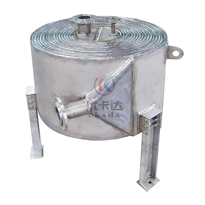 Vertical Spiral Plate Heat Exchanger